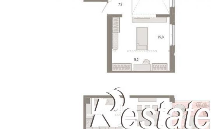 3-комн квартира в новом доме Минская улица, 92 к2,  д. 92 к2