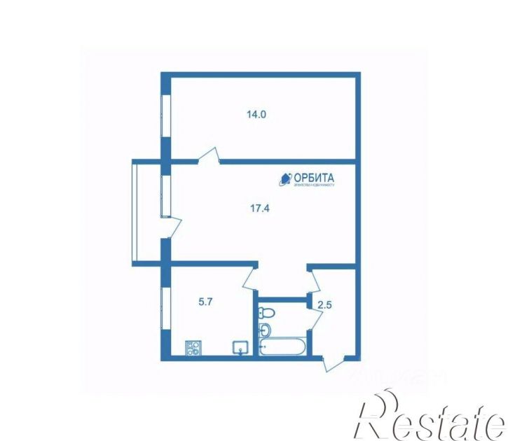 2-комн квартира улица Пермякова, 12,  д. 12