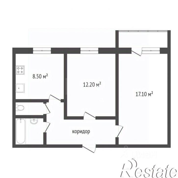 2-комн квартира Широтная улица, 113,  д. 113