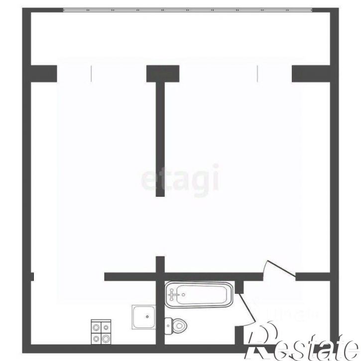 1-комн квартира улица Бабарынка, 16А,  д. 16А