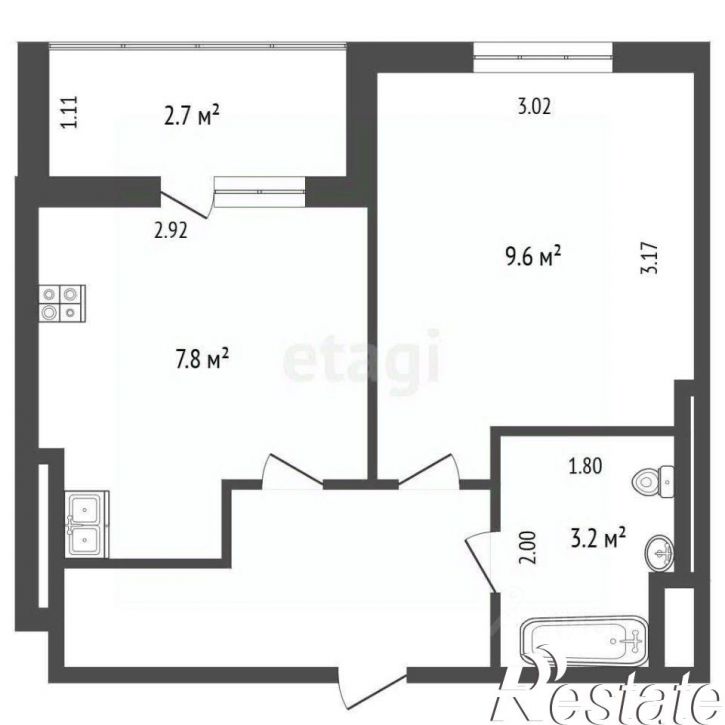 1-комн квартира улица Тимофея Чаркова, 69 к1,  д. 69 к1
