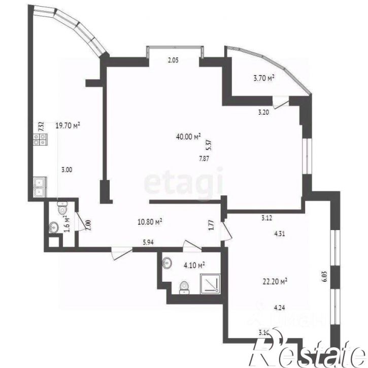 2-комн квартира улица Максима Горького, 68,  д. 68
