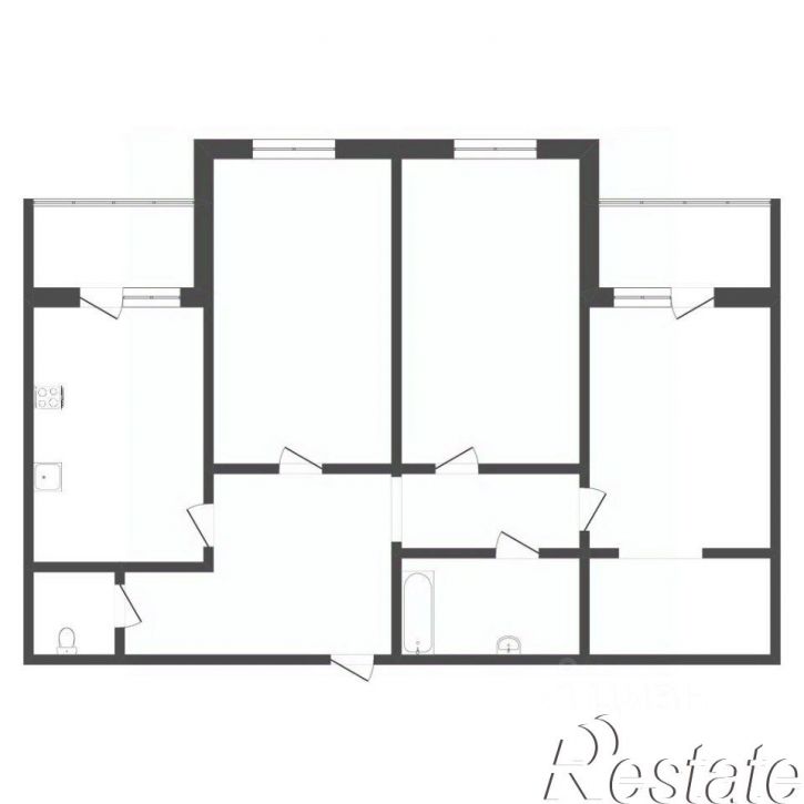 3-комн квартира улица 25 Октября, 40,  д. 40