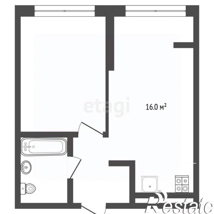 1-комн квартира улица Евгения Войнова, 3 к1,  д. 3 к1