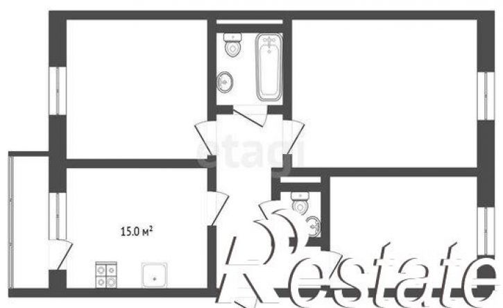 3-комн квартира Вятский проезд, 28,  д. 28