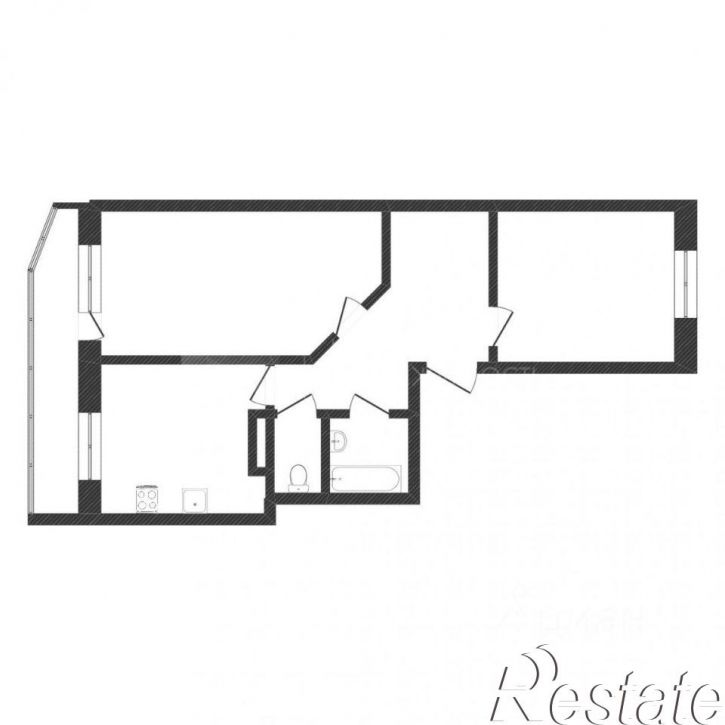 2-комн квартира улица Казачьи Луга, 11,  д. 11