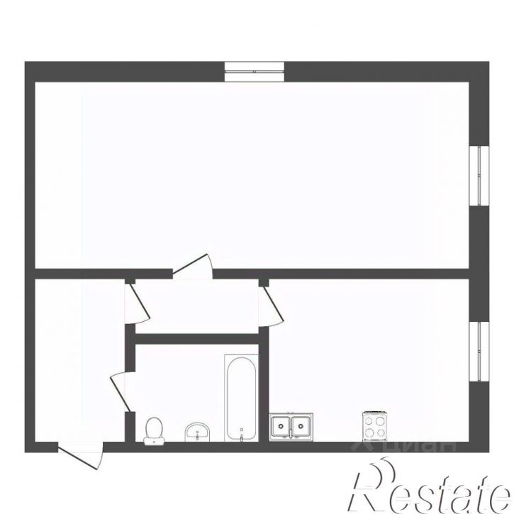 1-комн квартира Холодильная улица, 132,  д. 132