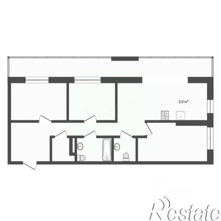 3-комн квартира улица Газовиков, 73,  д. 73