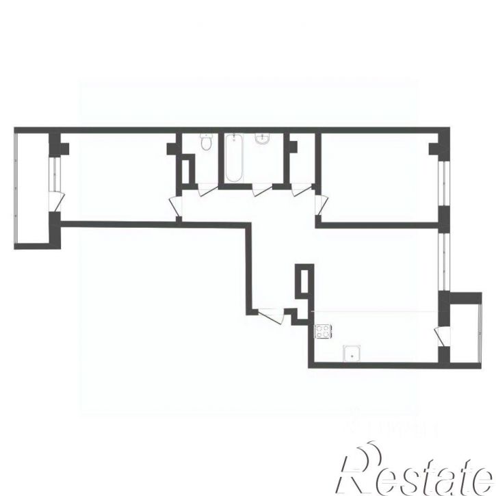 2-комн квартира Кремлёвская улица, 112/4,  д. 112/4
