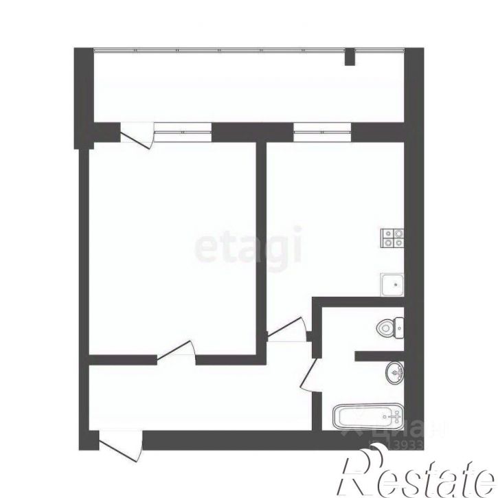 1-комн квартира улица Дружбы, 75,  д. 75