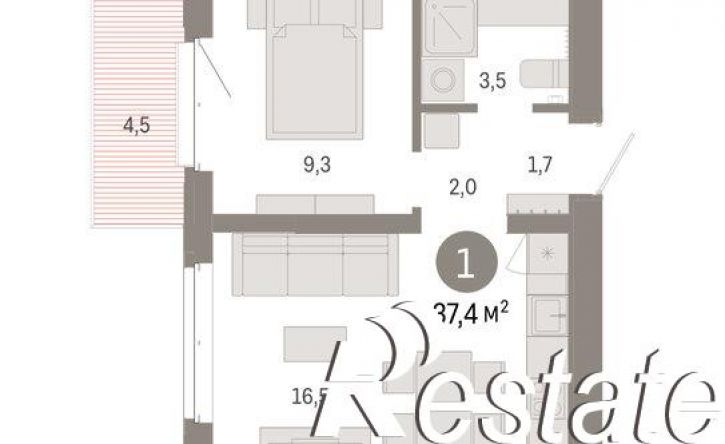 2-комн квартира в новом доме Минская улица, 92 к2,  д. 92 к2