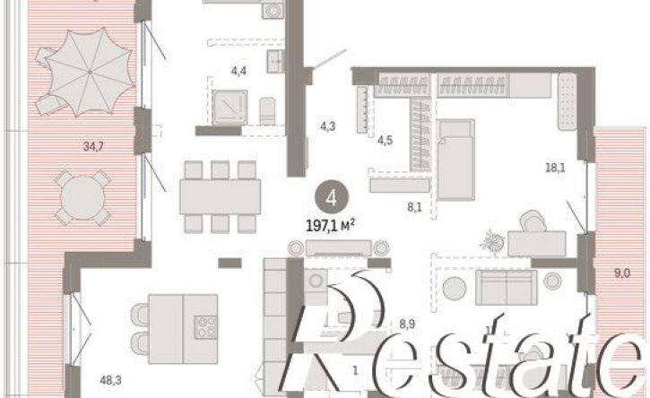 3-комн квартира в новом доме Минская улица, 92 к2,  д. 92 к2