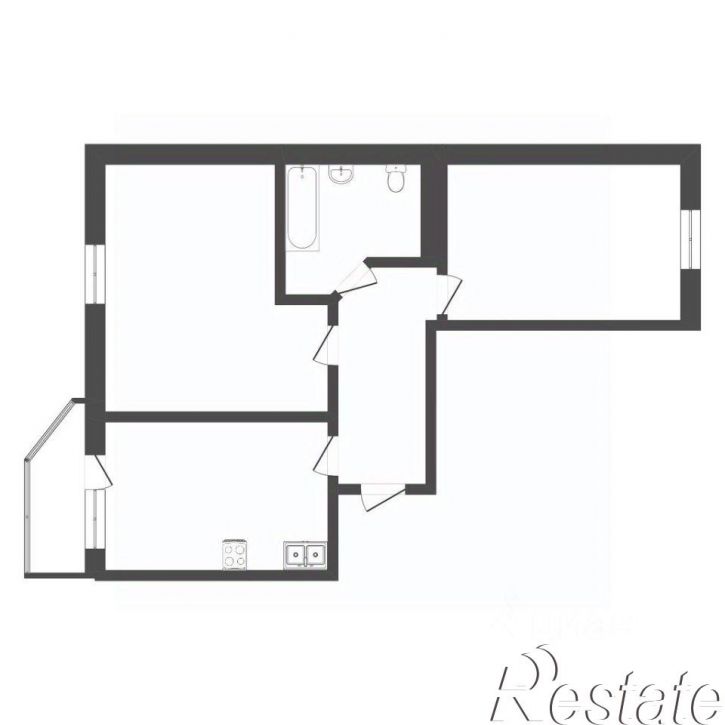 2-комн квартира улица Беляева, 33 к2,  д. 33 к2