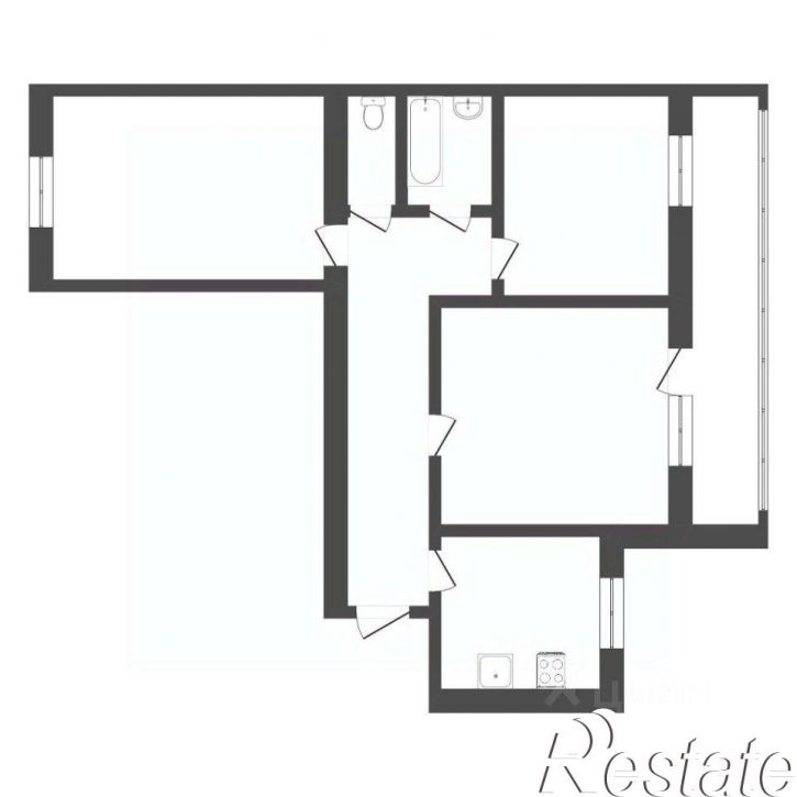 3-комн квартира улица Мира, 27,  д. 27