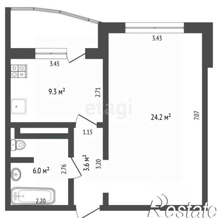 1-комн квартира Кремлёвская улица, 87,  д. 87