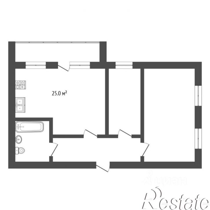 3-комн квартира улица Максима Горького, 10,  д. 10