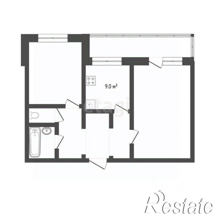 2-комн квартира Широтная улица, 33,  д. 33