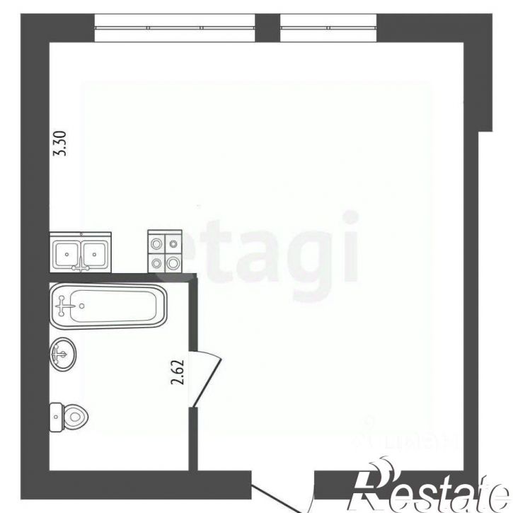 1-комн квартира улица Спорта, 95,  д. 95