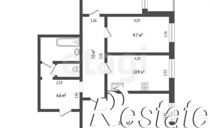 3-комн квартира Червишевский тракт, 31 к1,  д. 31 к1