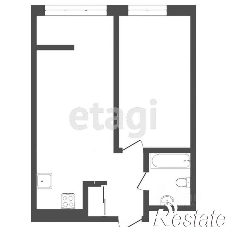 1-комн квартира улица Николая Ростовцева, 22 к1,  д. 22 к1