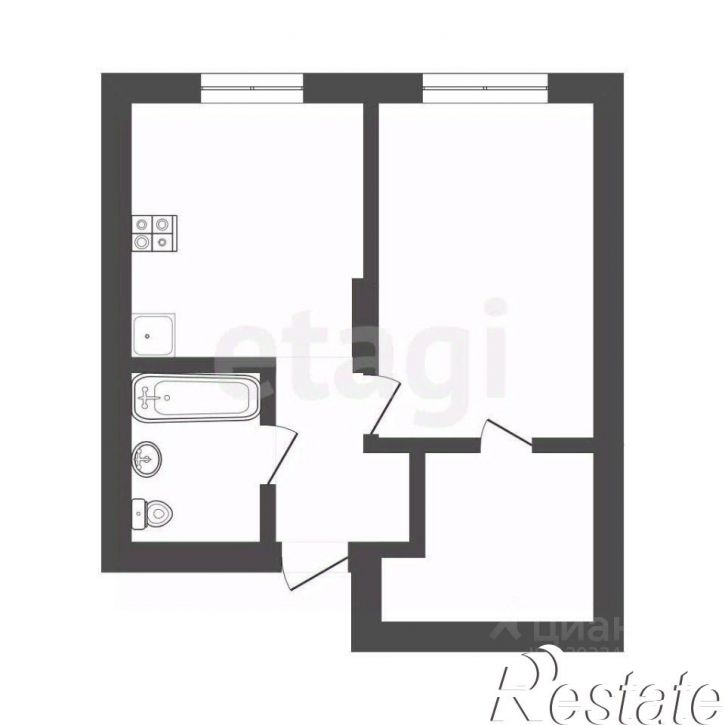 1-комн квартира Новгородская улица, 20,  д. 20