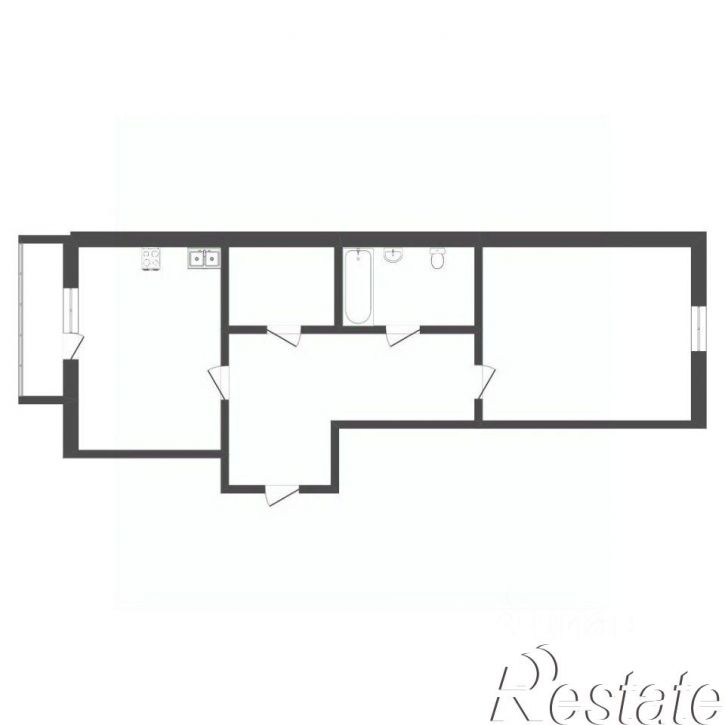 1-комн квартира улица Салтыкова-Щедрина, 58 к3,  д. 58 к3