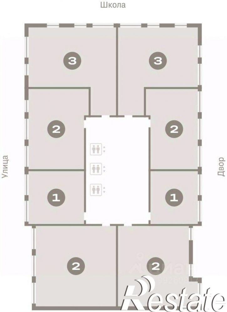 3-комн квартира в новом доме улица Республики, 205 к3,  д. 205 к3