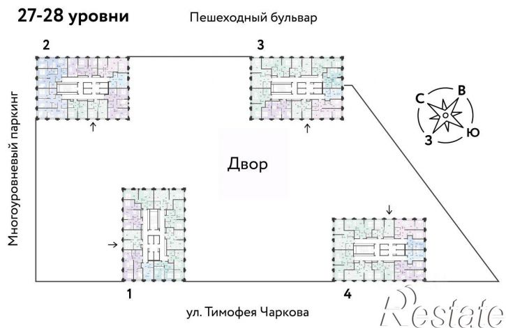 3-комн квартира в новом доме улица Тимофея Чаркова, 93,  д. 93