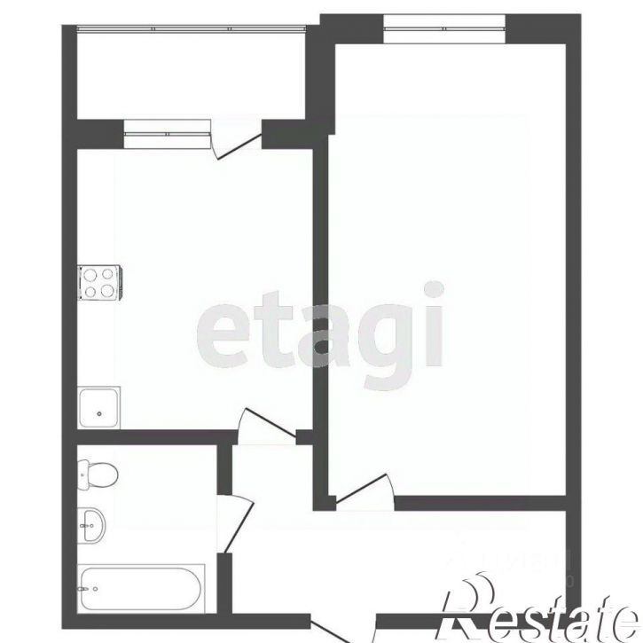 1-комн квартира улица Ветеранов Труда, 9А,  д. 9А