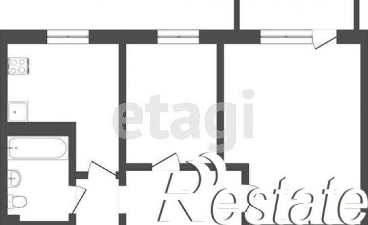 2-комн квартира улица Пермякова, 45,  д. 45