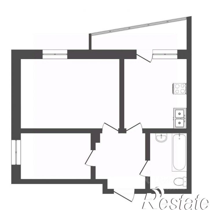 2-комн квартира улица Газовиков, 49,  д. 49