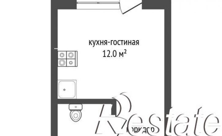 1-комн квартира улица Новосёлов, 115,  д. 115