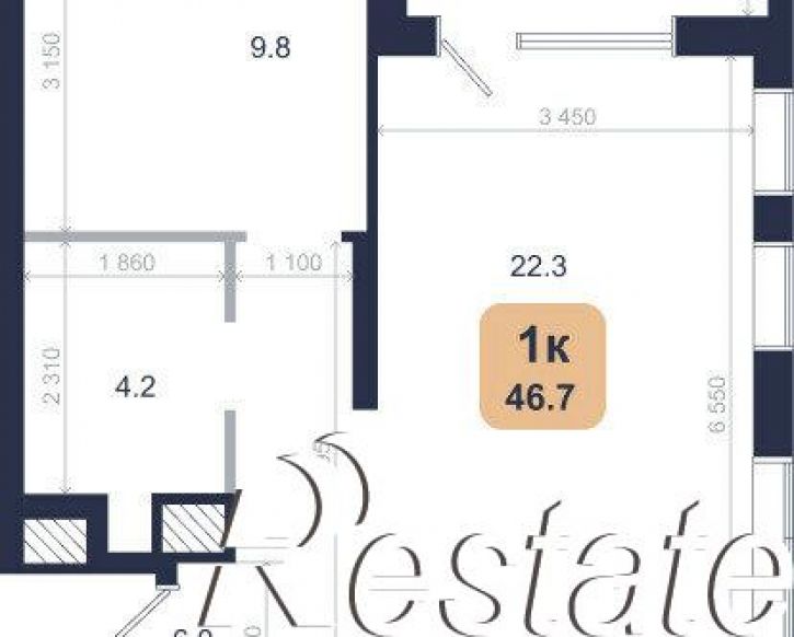 1-комн квартира в новом доме Сосьвинская улица, 33 к1,  д. 33 к1