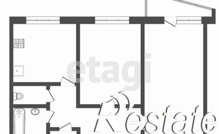 2-комн квартира Солнечный проезд, 6,  д. 6