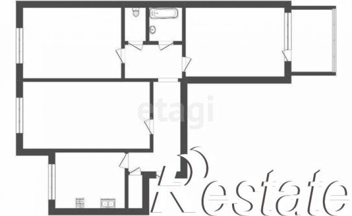 3-комн квартира улица Домостроителей, 18,  д. 18