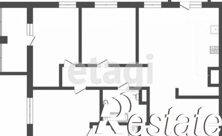 3-комн квартира улица Александра Протозанова, 6,  д. 6