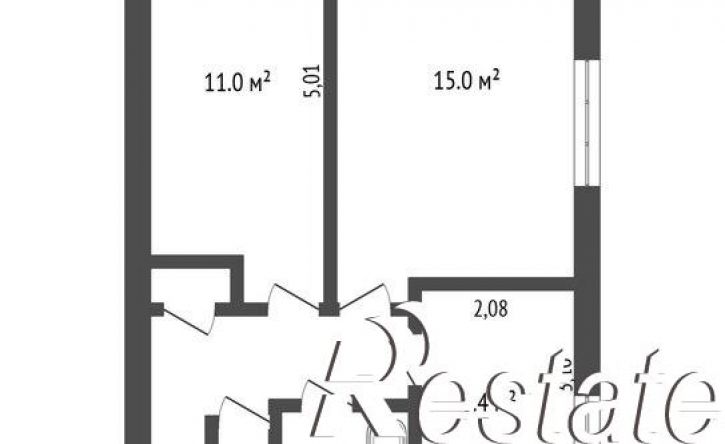 2-комн квартира улица Ивана Крылова, 2А,  д. 2А