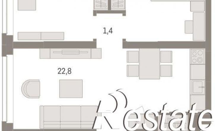 3-комн квартира улица Республики, 205 к2,  д. 205 к2
