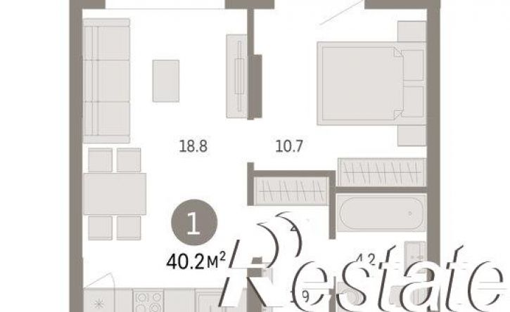 2-комн квартира в новом доме Томская улица, 52 к5,  д. 52 к5