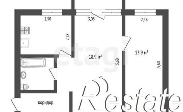2-комн квартира проезд Геологоразведчиков, 40,  д. 40