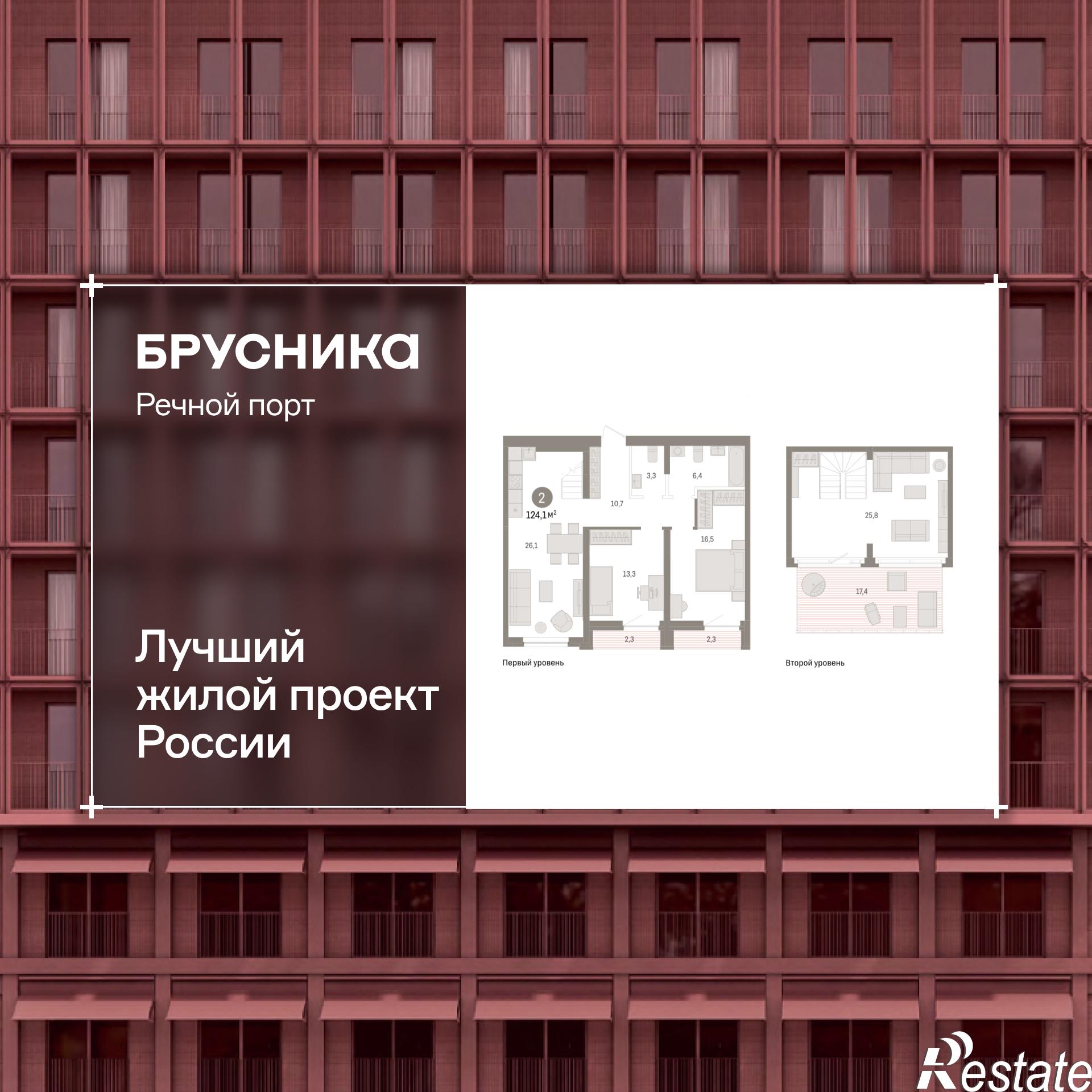 Купить квартиру за 16 010 000 рублей на Причальная, 11