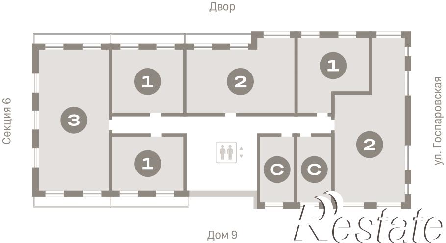 Купить квартиру за 10 920 000 рублей на Причальная улица, 7