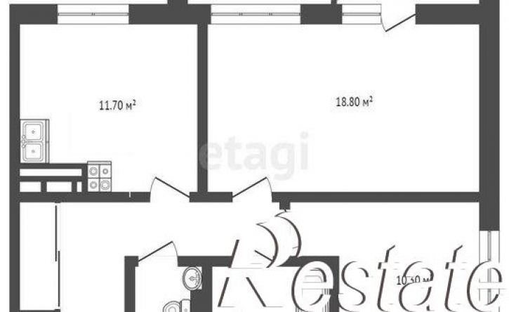 2-комн квартира Тихий проезд, 4,  д. 4