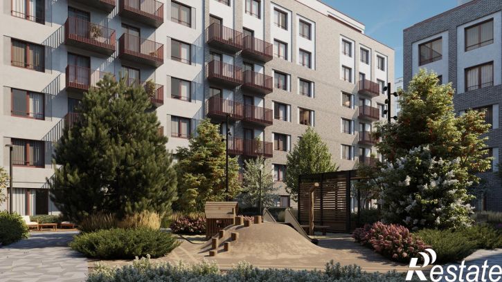 1-комн квартира в новом доме Мысовская, 22