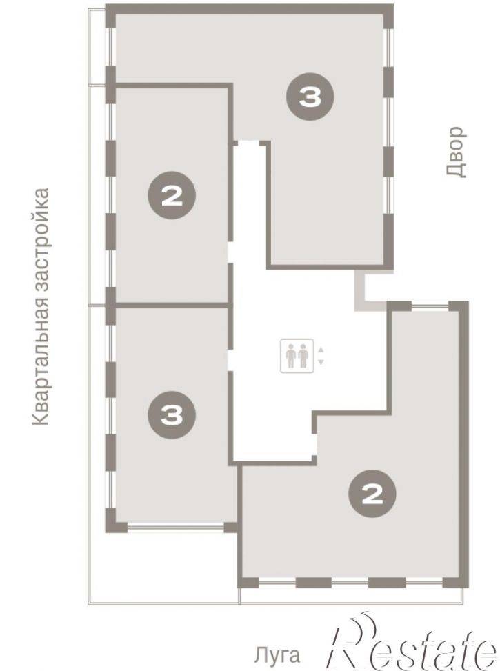 3-комн квартира в новом доме Краснооктябрьская, 4, корп.5