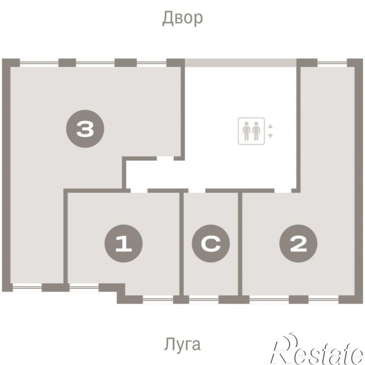 3-комн квартира в новом доме Краснооктябрьская, 4, корп.5
