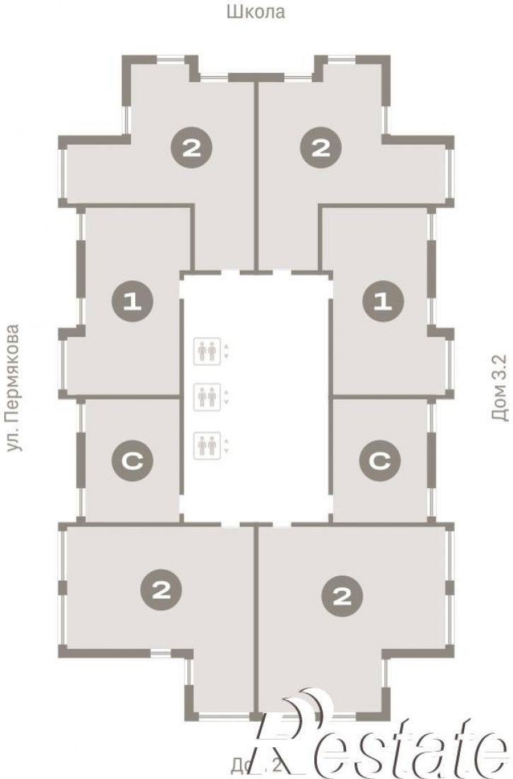 1-комн квартира в новом доме Республики, 205