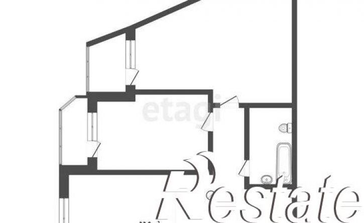 2-комн квартира Харьковская улица, 59/4,  д. 59/4