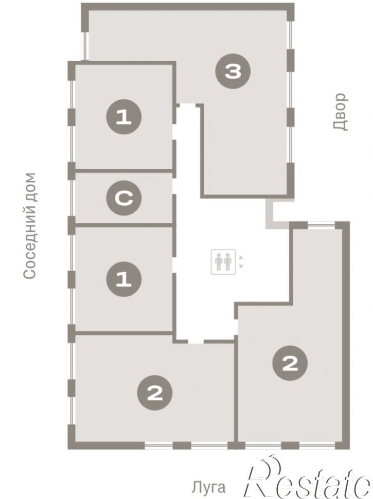 3-комн квартира в новом доме Краснооктябрьская, 4, корп.5