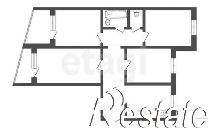 4-комн квартира улица Мельникайте, 135,  д. 135